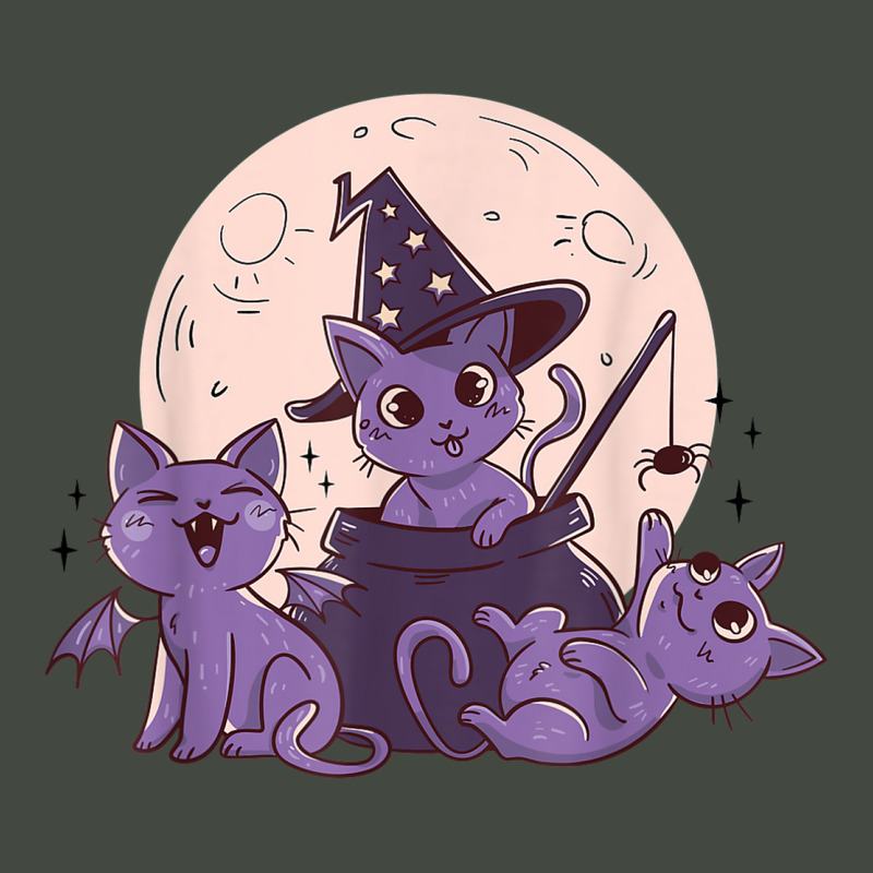 Cat O Ween Cute Halloween Kitten Witches Cats Spiders Scary Trucker Cap | Artistshot