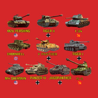 Top Ten Best Ww2 Tanks M4 Sherman Panzer Iv Tiger Ii T 34 T Shirt Trucker Cap | Artistshot