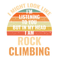 I'm Not Listening In My Head Funny Rock Climbing Gift Debie Paper Bag - 10 X 5 X 13 | Artistshot