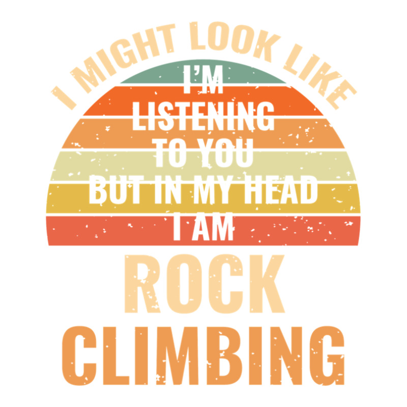 I'm Not Listening In My Head Funny Rock Climbing Gift Debie Paper Bag - 10 X 5 X 13 | Artistshot