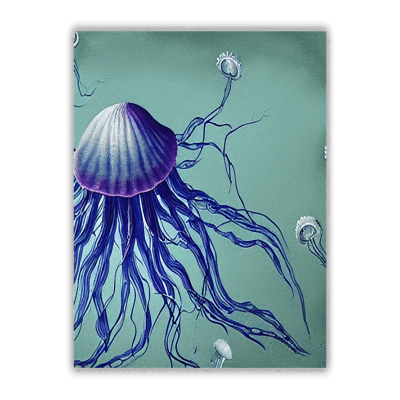 Jellyfish Artwork Digitalart Debie Paper Bag - 10 X 5 X 13 | Artistshot