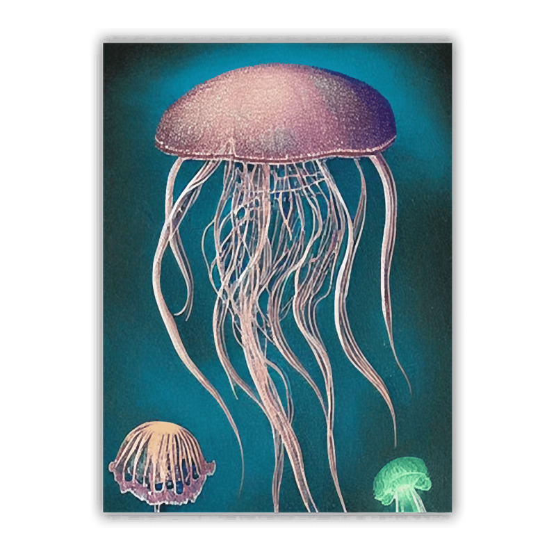 Jellyfish Artwork Beach Debie Paper Bag - 10 X 5 X 13 | Artistshot