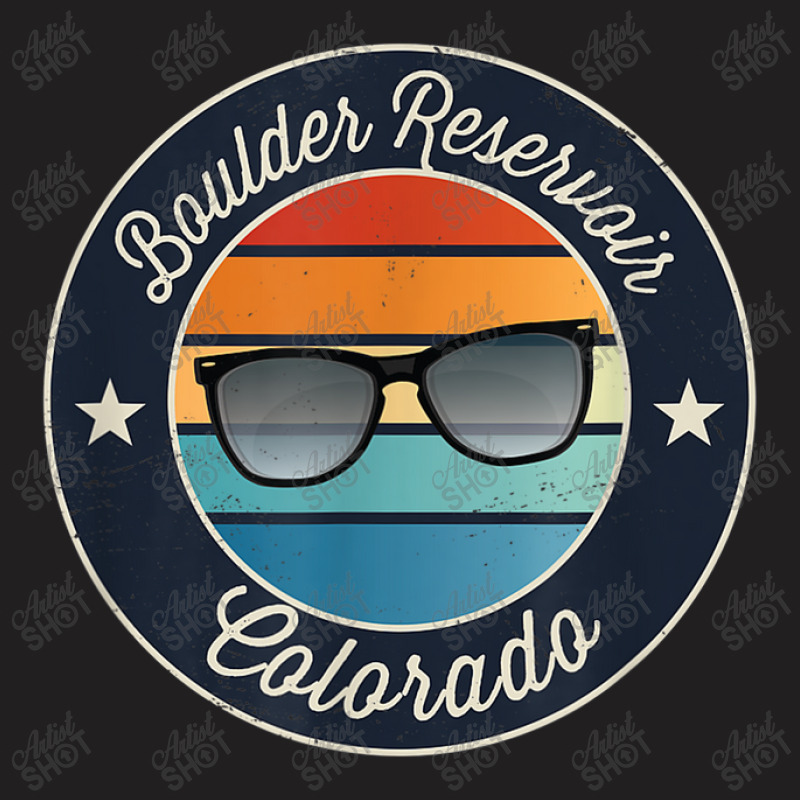 Boulder Reservoir   Colorado Souvenir T-shirt | Artistshot