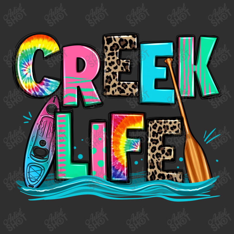 Creek Life Kayaking Round Leatherette Patch | Artistshot