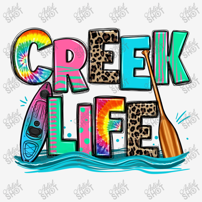 Creek Life Kayaking Oval Patch | Artistshot