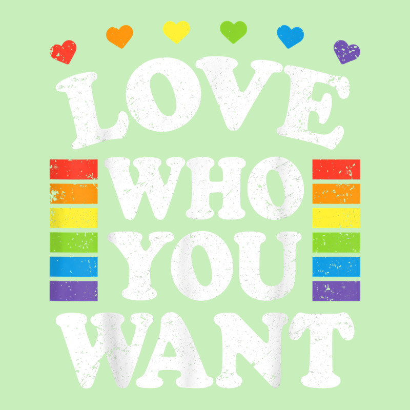 Love Who You Want Rainbow Lgbtq Heart Price Proud Rainbow T Shirt Urban Heavy T-shirt | Artistshot