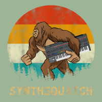 Synthsquatch Bigfoot Holding Synthesizer Synthesiser Design T Shirt Urban Heavy T-shirt | Artistshot