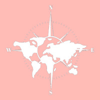 World Map Compass Urban Pullover Hoodie | Artistshot