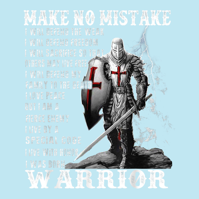 Knight Templar Shirt   Make No Mistake   The Crusader T Shirt Urban Pullover Hoodie | Artistshot