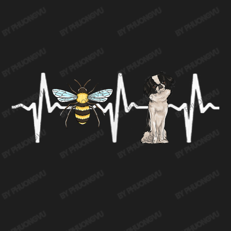 Honey Bee Japanese Chin Heartbeat Dog Lover T Shirt Classic T-shirt | Artistshot