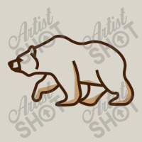 Simple Line Art Grizzly Bear Illustration Leatherette Tumbler | Artistshot