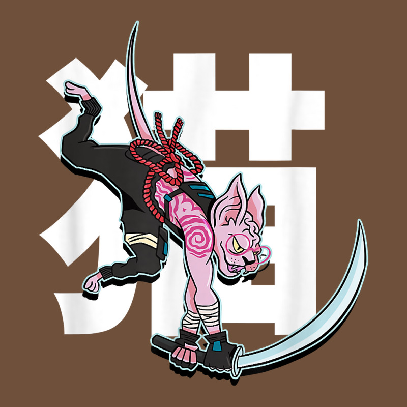 Samurai Ninja Sphynx Cat Kawaii Tattoo Graphic T Shirt Leatherette Tumbler | Artistshot