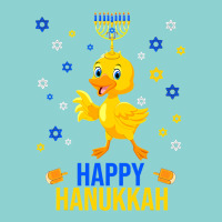 Duck Quack Funny Hanukkah Chanukah Duck Jewish Hebrew Menorah Candles Leatherette Tumbler | Artistshot