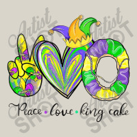 Peace Love King Cake Mardi Gras Men Women Kids Leatherette Tumbler | Artistshot