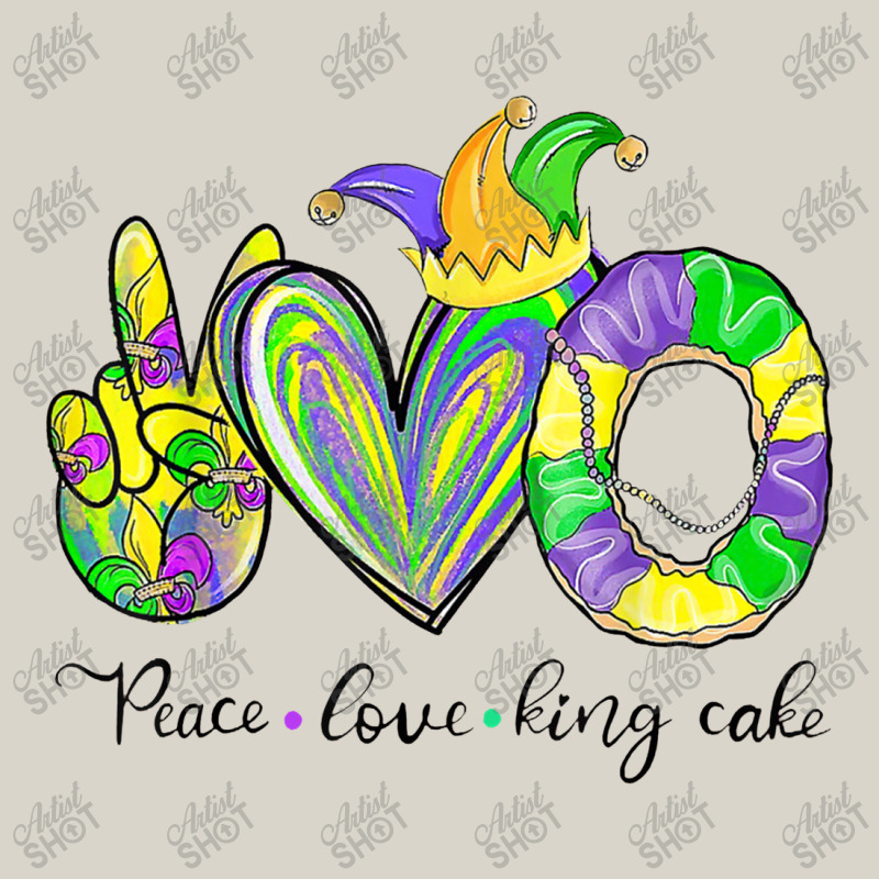 Peace Love King Cake Mardi Gras Men Women Kids Leatherette Tumbler | Artistshot