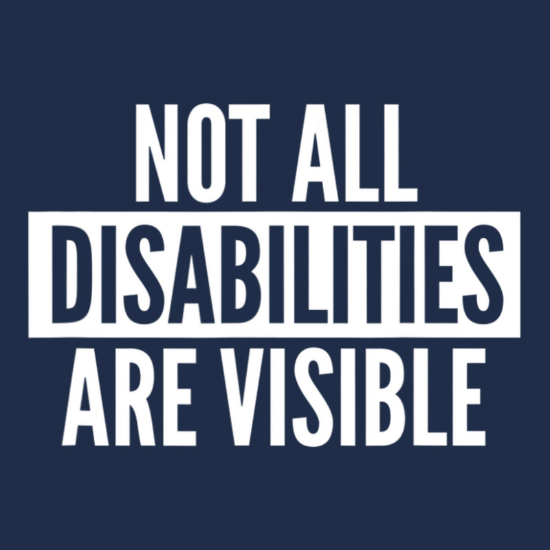 Not All Disabilities Are Visible Baseball Cap by cm-arts | Artistshot