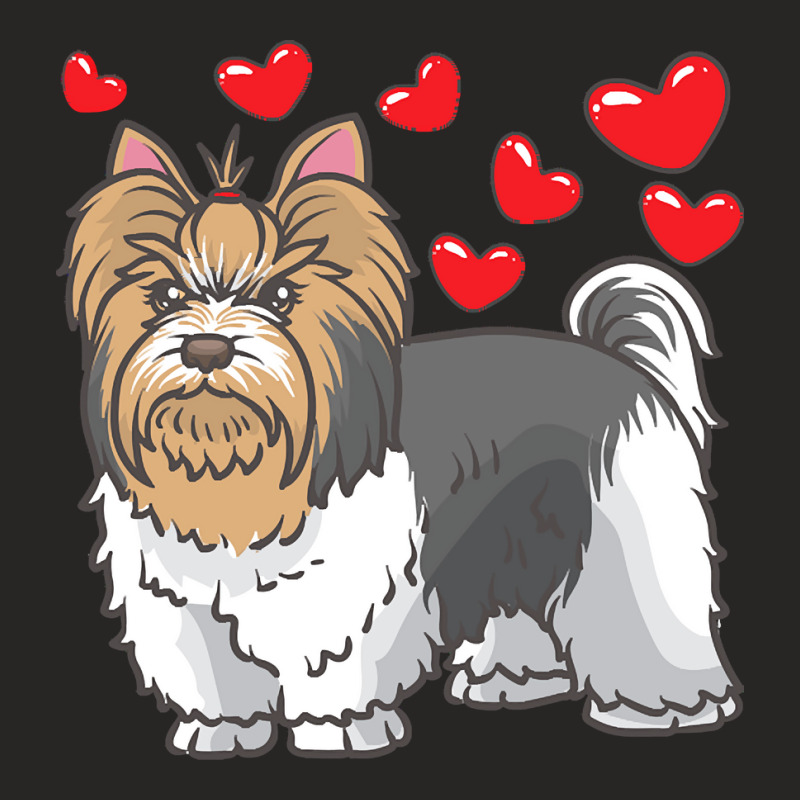 Dog Lover T  Shirt Biewer Yorkshire Terrier Dogs T  Shirt Ladies Fitted T-Shirt by hopeannounce | Artistshot