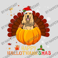 Cocker Spaniel Halloween And Merry Christmas Happy Hallothanksmas Adjustable Baseball Cap | Artistshot