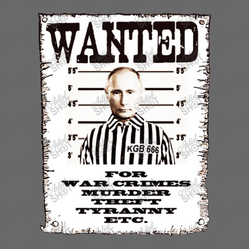 Wanted Dead Or Alive Putin War Crimes Adjustable Baseball Cap by halahbohk | Artistshot