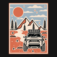 Trail 4runner Overlanding Vibes Premium T Shirt Mesh Cap | Artistshot