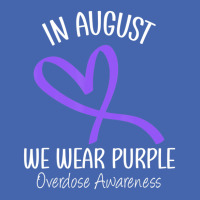 Heart Ribbon August We Wear Purple Overdose Awareness Month Mesh Cap | Artistshot