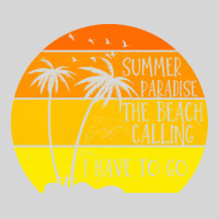 Beach Vacation T  Shirtsummer Paradise The Beach Calling I Have To Go Adjustable Baseball Cap | Artistshot