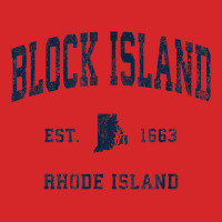 Block Island Rhode Island Ri Vintage Athletic Navy Sports De Trucker Cap | Artistshot