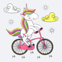 Funny Unicorn On Bike Work Out Biker Trucker Cap | Artistshot