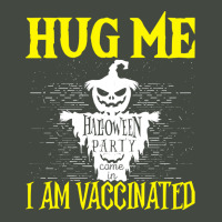 Halloween T  Shirt Halloween Scarecrow Hug Me I Am Vaccinated Costume Trucker Cap | Artistshot