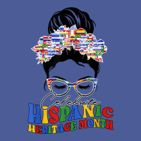 Celebrate National Hispanic Heritage Month Latina Women Flat Bill Snapback Cap | Artistshot