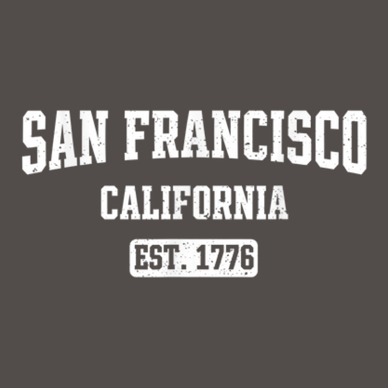 Vintage San Francisco California Est. 1776 Men Women Flat Bill Snapback Cap by Aquarius | Artistshot