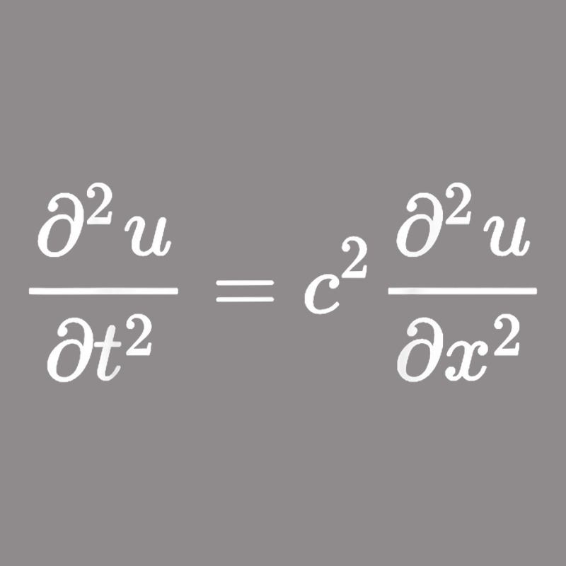 D'alembert Wave Equation In 1d, Physics And Science T Shirt Flat Bill Snapback Cap by chicoavsmaydav | Artistshot