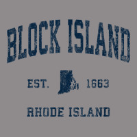 Block Island Rhode Island Ri Vintage Athletic Navy Sports De Flat Bill Snapback Cap | Artistshot