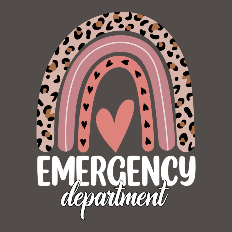 Emergency Department Rainbow Leopard Emergency Room Nursing Long Sleev Flat Bill Snapback Cap | Artistshot