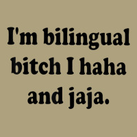 I’m Bilingual Bitch Haha And Jaja T Shirt Flat Bill Snapback Cap | Artistshot