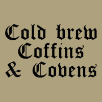 Halloween Shirt Cold Brew, Coffins & Covens T Shirt Flat Bill Snapback Cap | Artistshot