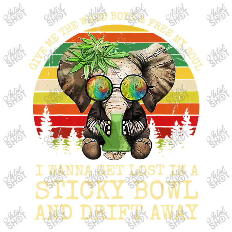 Cool Elephant Smoking Weed Bong Marijuana Cannabis Stoner Cub Paper Bag - 8 X 4 1/2 X 10 1/4 | Artistshot