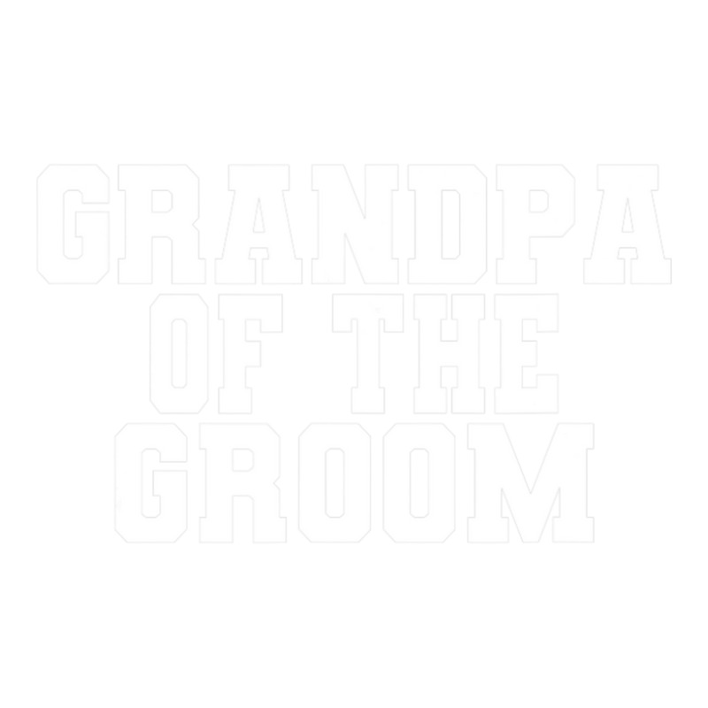 Mens Grandpa Of The Groom, Wedding, Bachelor Party Grandfather Cub Paper Bag - 8 X 4 1/2 X 10 1/4 | Artistshot