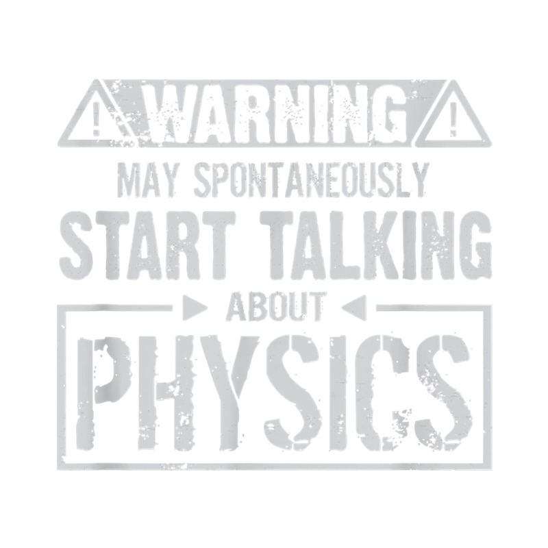 Warning May Start Talking About Physics T Shirt Debie Paper Bag - 10 X 5 X 13 | Artistshot