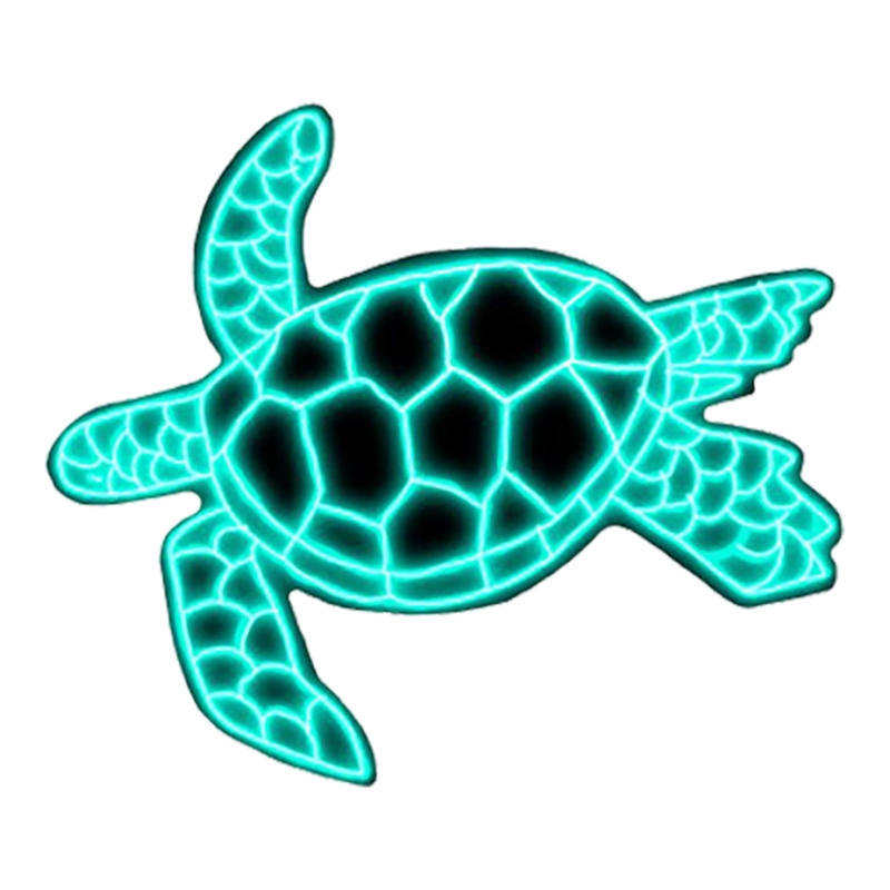 Neon Sea Turtle Queen Paper Bag - 16 X 6 X 19 1/4 | Artistshot