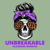 Alzheimers Unbreakable Alzheimer Warrior Skull Halloweenfor Woman 22 A Urban Heavy T-shirt | Artistshot