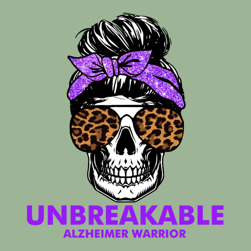 Alzheimers Unbreakable Alzheimer Warrior Skull Halloweenfor Woman 22 A Urban Heavy T-shirt | Artistshot