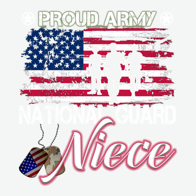 Proud Army National Guard Niece - U.s. Military Gift Urban Heavy T-shirt | Artistshot