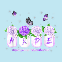 Hope Hydrangea Flower Butterfly Domestic Violence Awareness T Shirt Urban Pullover Hoodie | Artistshot