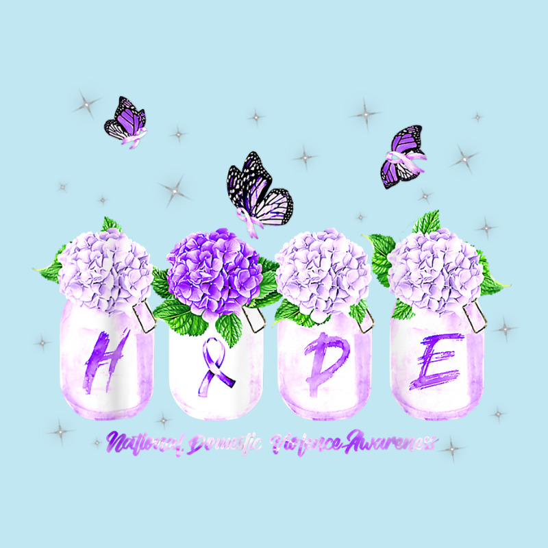 Hope Hydrangea Flower Butterfly Domestic Violence Awareness T Shirt Urban Pullover Hoodie | Artistshot