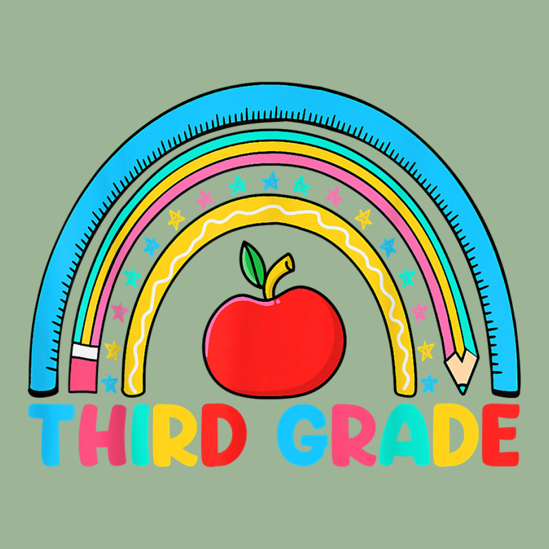 Rainbow Third Grade 3rd Grade Back To School Teacher Student T Shirt Urban Pullover Hoodie | Artistshot