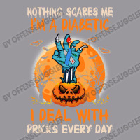 Diabetes Diabetic Nothing Scares Me Im A Diabetic I Deal With Pricks 4 Adjustable Baseball Cap | Artistshot