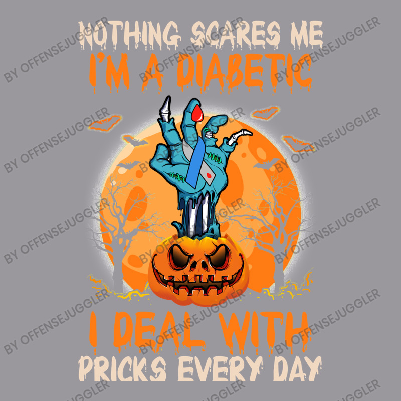 Diabetes Diabetic Nothing Scares Me Im A Diabetic I Deal With Pricks 4 Adjustable Baseball Cap by offensejuggler | Artistshot