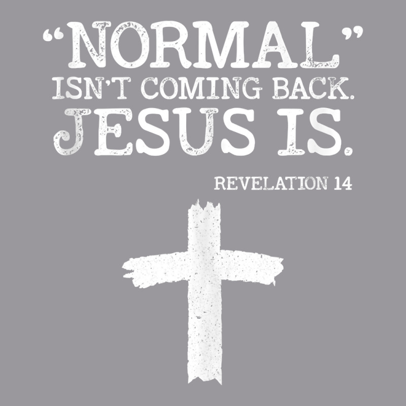 Normal Isn't Coming Back But Jesus Is Revelation 14 Costume Tank Top Adjustable Baseball Cap by emaliekrein | Artistshot