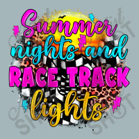 Summer Nights And Race Track Lights Unisex Sherpa-lined Denim Jacket | Artistshot